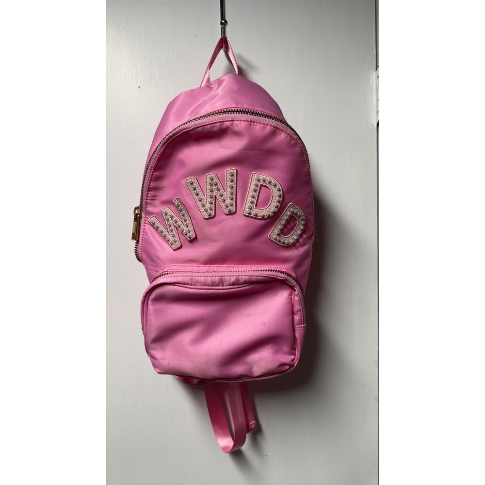 Stoney Clover Lane x Target | Pink Nylon‎ Mini Backpack WWDD Pearl Patches